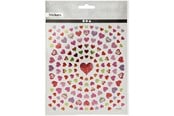Hobbyartikler - Creativ Company - Stickers Small Hearts 1 Sheet - 29064