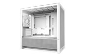 Kabinett - NZXT H3 Flow (2025) - All White - Kabinett - Miditower - Hvit - CC-H31FW-01