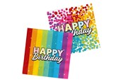 Leketøy - Folat BV - Napkins Happy Birthday 20 pcs. - 65822