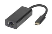 Nettverksadapter - Deltaco USB-C Gigabit Network Adapter with MAC Address Pass-Through - USBC-GIGA-MAPT