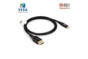 Skjermkabel - Club 3D - video adapter cable - 24 pin USB-C to DisplayPort - 1 m - CAC-1559