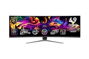 Skjerm - 49" MSI MPG 491CQPXDE - 5120x1440 - 240Hz - QD-OLED - KVM switch - 9S6-3FA84T-020