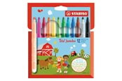 Skrive- & Tegneverktøy - STABILO Trio Jumbo - Felt-tip pen - Set of 12 pieces - 380/12-01