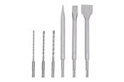 Bormaskin & Bits - Makita D-58920 Drill Bit and Chisel Set 6 Pieces - D-58920