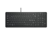 Tastatur - Cherry AK-C7000 - keyboard - disinfectable medical with num pad compact - QWERTY - Pan Nordic - black Input Device - Tastatur - Nordisk - Svart - AK-C7000F-UVS-B/NOR