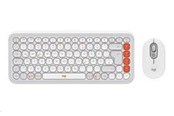 Tastatur - Logitech POP Icon Combo - Tastatur & Mussett - Universal - Hvit - 920-013141