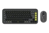 Tastatur - Logitech POP Icon Combo - Tastatur & Mussett - Tysk - Grå - 920-013106