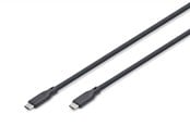 USB - DIGITUS - USB-C cable - 24 pin USB-C to 24 pin USB-C - 1 m - AK-300344-020-S