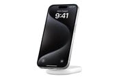 Mobil - Adaptere og ladere - Belkin BoostCharge wireless charging stand - magnetic foldable with Qi2 - + AC power adapter - 15 Watt - WIB007VFWH