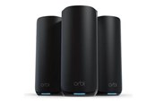 Ruter - Netgear Orbi 870 Series RBE873 - Wi-Fi system - Wi-Fi 7 - desktop - Mesh router 802.11a/b/g/n/ac/ax/be (Wi-Fi 7) - RBE873B-100EUS
