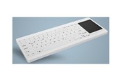 Tastatur - Cherry Active Key AK-C4412F - keyboard - medical mini - with touchpad - QWERTY - Pan Nordic - white Input Device - Tastatur - Nordisk - Hvit - AK-C4412F-GUS-W/NOR