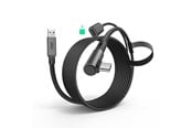 VR-tilbehør - KiwiDesign 5 m link-kabel med 18 W lading – svart - QC-8U