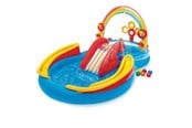 Basseng - Intex Rainbow Ring leke-senter, 297x193x135 cm - 57453