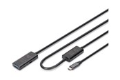 USB - DIGITUS - USB extension cable - 24 pin USB-C to USB Type A - 10 m - DA-73111