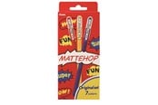 Skrive- & Tegneverktøy - Pentel K110-V7STA MATTEHOP Gel Roller 1mm ORIGINAL  Set - K110-V7STA