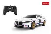 Leketøysbil - RASTAR R/C 1:24 BMW 3.0 CSL White - 92900
