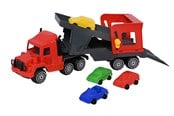 Utendørsleker - Plasto  Car carrier with 4 cars 47 cm - 1643000