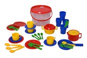 Utendørsleker - Plasto  Kitchen set in bucket 39 parts - 1501000