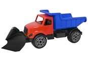 Utendørsleker - Plasto Giant Tipper Truck with Snow Plough (82 cm) - 1296000BOX