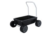 Utendørsleker - Plasto  Baby walker silent wheels. Black - 1068000SVA