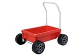 Utendørsleker - Plasto  Baby walker silent wheels. Red - 1068000RED