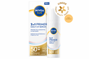 Ansiktspleie - Nivea 2in1 Primer UV serum SPF50 30ml - 4006000128689