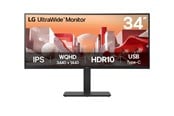 Skjerm - 34" LG UltraWide 34BA75QE-B - 3440x1440 (UWQHD) - 60Hz - IPS - 90W USB-C - KVM switch - 34BA75QE-B