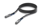 Nettverkskabel - Ubiquiti 100GBase direct attach cable - 3 m - Svart - 3m - UACC-DAC-QSFP28-3M