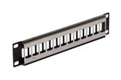 Tilbehør - DeLOCK Keystone Patch Panel - 12 Ports - 43326