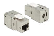 Tilbehør - DeLOCK Keystone Module RJ45 jack Cat.6A toolfree - 86288
