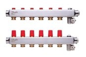 Gulvvarme - Danfoss floor heating manifold 6+6 SSM - 088U0806