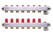 Gulvvarme - Danfoss floor heating manifold 7+7 SSM - 088U0807