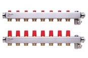 Gulvvarme - Danfoss floor heating manifold 8+8 SSM - 088U0808