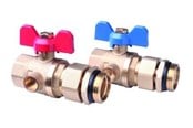 Gulvvarme - Danfoss ball valve set 1" - 088U0822