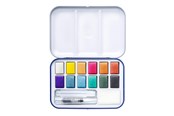 Skrive- & Tegneverktøy - Staedtler Watercolour pans metallic DJ 12x - 888M M12-C