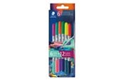 Skrive- & Tegneverktøy - Staedtler Fibre tip pen 2tips twin color 6pc - 3280C6E2-1