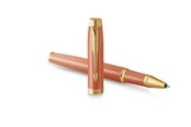 Skrive- & Tegneverktøy - Parker IM Writing Rituals Rollerball Uplifting Orange Finish with Gradient & Gold Trims Fine Point Black Ink Gift Box - 2203901