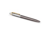 Skrive- & Tegneverktøy - Parker Jotter Ballpoint Pen | Grey Lacquer with Gold Trims | Medium Point | Blue Ink Refill | Gift Box - 2213723