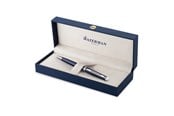 Skrive- & Tegneverktøy - Waterman Hemisphere Ballpoint pen Blue Lacquer with Palladium trim Medium tip Blue Ink Gift Box - 2214206