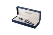 Skrive- & Tegneverktøy - Waterman Expert Ballpoint pen Blue Lacquer with Palladium trim Medium tip Blue Ink Gift Box - 2214209