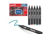 Skrive- & Tegneverktøy - Sharpie Creative Marker Acrylic Paint Pens | Earth Tones | Bullet Tip | Assorted Colours | 5 Count - 2213380
