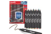 Skrive- & Tegneverktøy - Sharpie Creative Marker Acrylic Paint Pens | Earth Tones | Bullet Tip | Assorted Colours | 12 Count - 2213421
