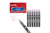 Skrive- & Tegneverktøy - Sharpie Creative Marker Acrylic Paint Pens | Brush Tip Water-Based Paint Markers | Rose Pink | 6 Count - 2218067