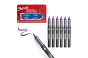 Skrive- & Tegneverktøy - Sharpie Creative Marker Acrylic Paint Pens | Brush Tip Water-Based Paint Markers | Lilac | 6 Count - 2218116