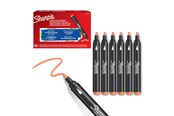 Skrive- & Tegneverktøy - Sharpie Creative Marker Acrylic Paint Pens | Bullet Tip Water-Based Paint Markers | Orange | 6 Count - 2218122