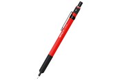 Skrive- & Tegneverktøy - Rotring 500 Mechanical Pencil | 0.5mm HB Lead | Red hexagonal plastic barrel and non-slip textured metal grip - 2218726