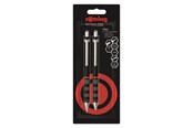 Skrive- & Tegneverktøy - Rotring Tikky Mechanical Pencil & Ballpoint Set | HB Lead 0.5 mm Pencil | Medium Point Pen | Black Barrel - 2221238