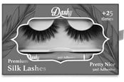 Sminke - Dashy Premium Silk Lashes + 5 ml Adhesive Pretty Nice - 620004