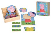 Treleker - Peppa Pig Peppa Gris Klespuslespill i tre, 14 Deler - 109265707