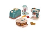 Lekekjøkken & Utstyr - Ecoiffier Vert Azur Kitchen Set Complete 4-in-1 15 pcs - 1683